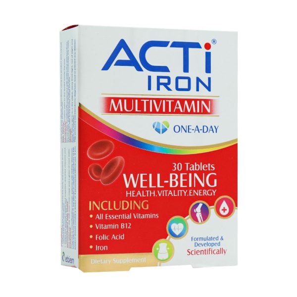 قرص اکتی آیرون لیبرتی سوئیس - acti iron - داروخانه آنلاین مثبت سبز